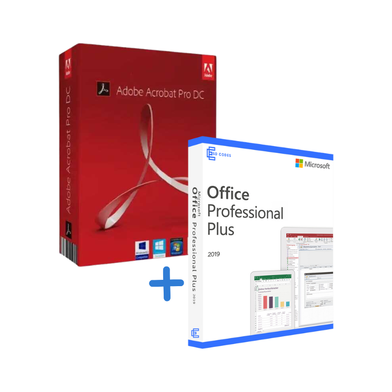 Bundle Office 2019 Pro Plus e Acrobat Pro DC 2020 - ESDcodes