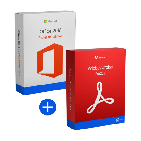 Office 2016 Pro Plus & Acrobat Pro DC 2020